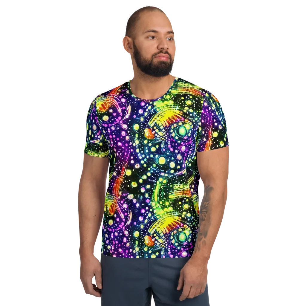 Infinite Prism on Men's Athletic T-Shirt — Front
