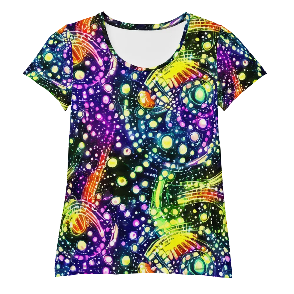 Infinite Prism on Women's Athletic T-Shirt — Front