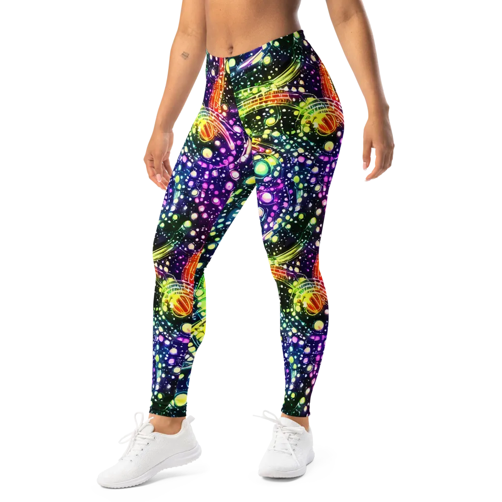 Infinite Prism on Leggings — Left Front