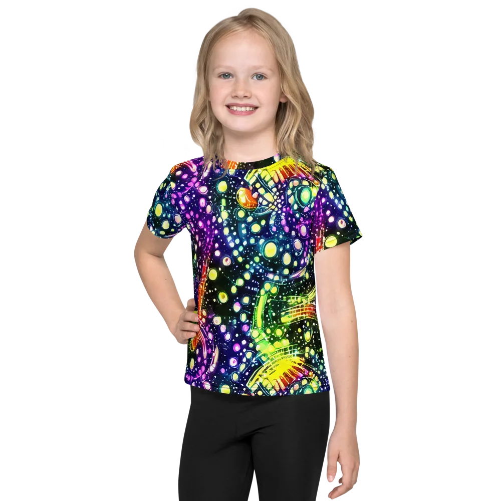 Infinite Prism on Kids Crew Neck T-Shirt — Front