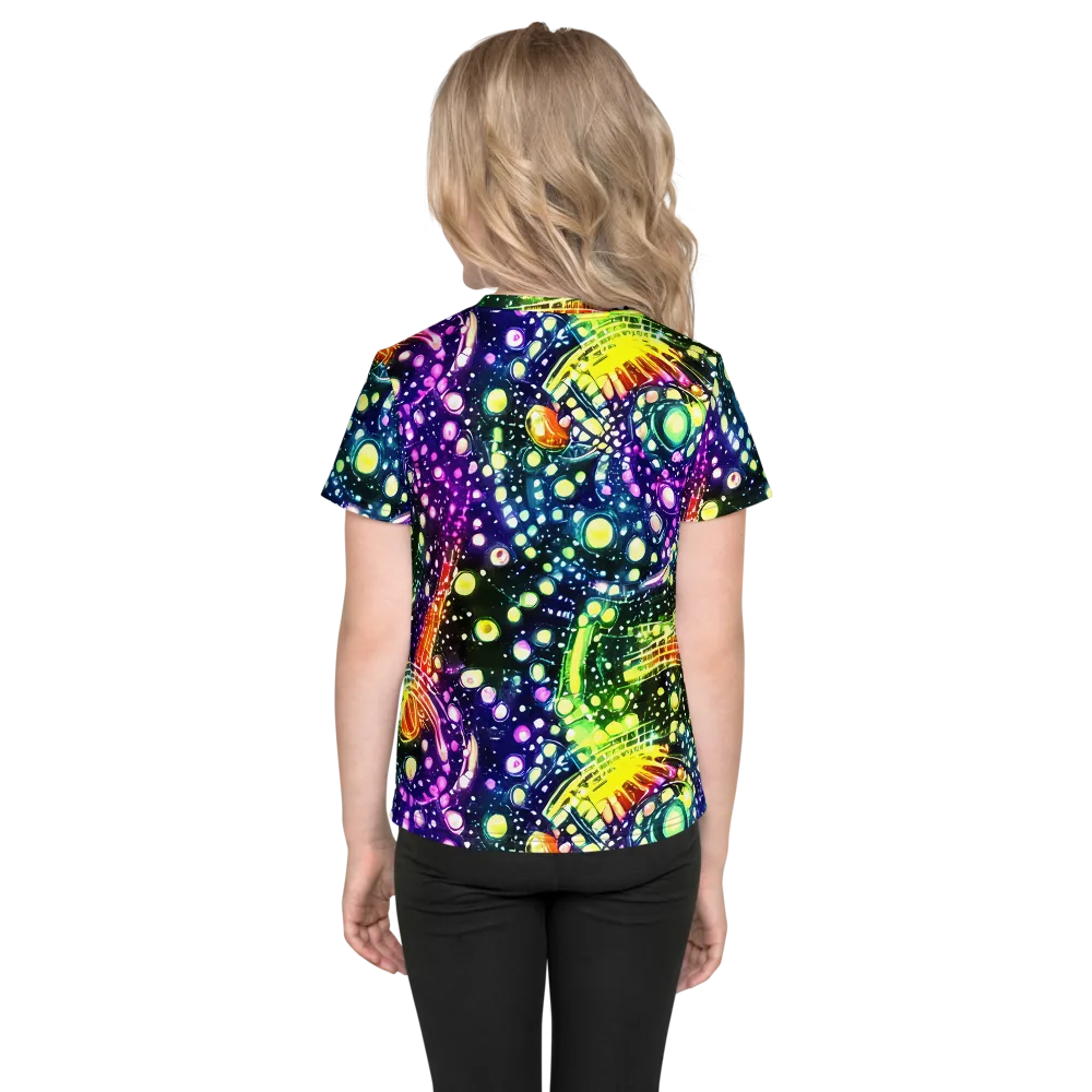Infinite Prism on Kids Crew Neck T-Shirt — Back
