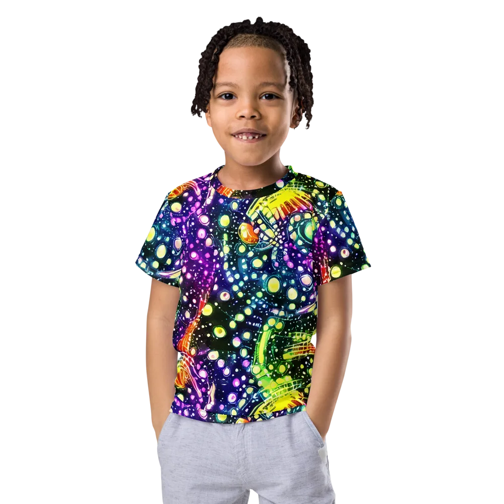 Infinite Prism on Kids Crew Neck T-Shirt — Front