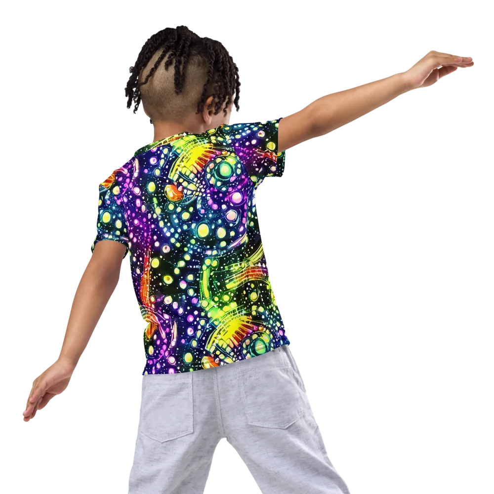 Infinite Prism on Kids Crew Neck T-Shirt — Back