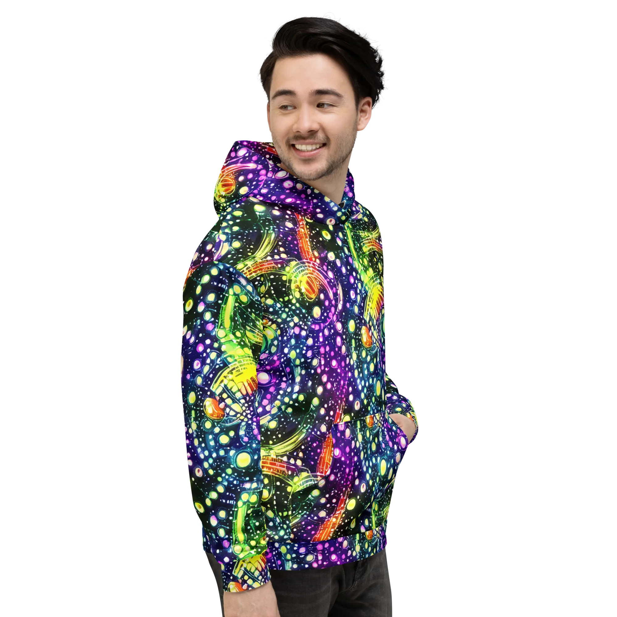 Infinite Prism on Hoodie — Right