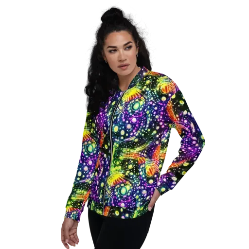 Infinite Prism on a Bomber Jacket
