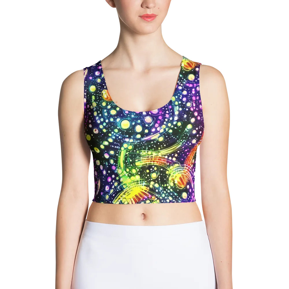 Infinite Prism on Crop Top — Front