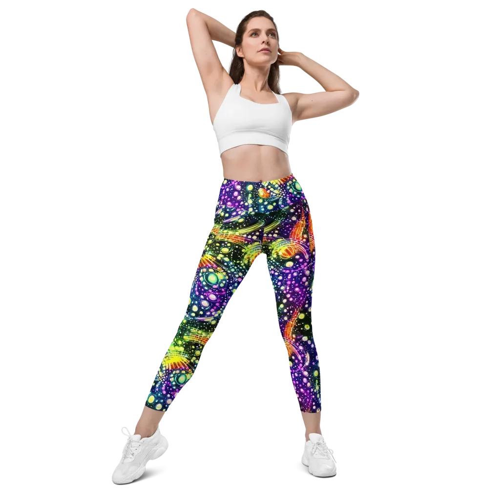 Infinite Prism on Leggings with Pockets — Front