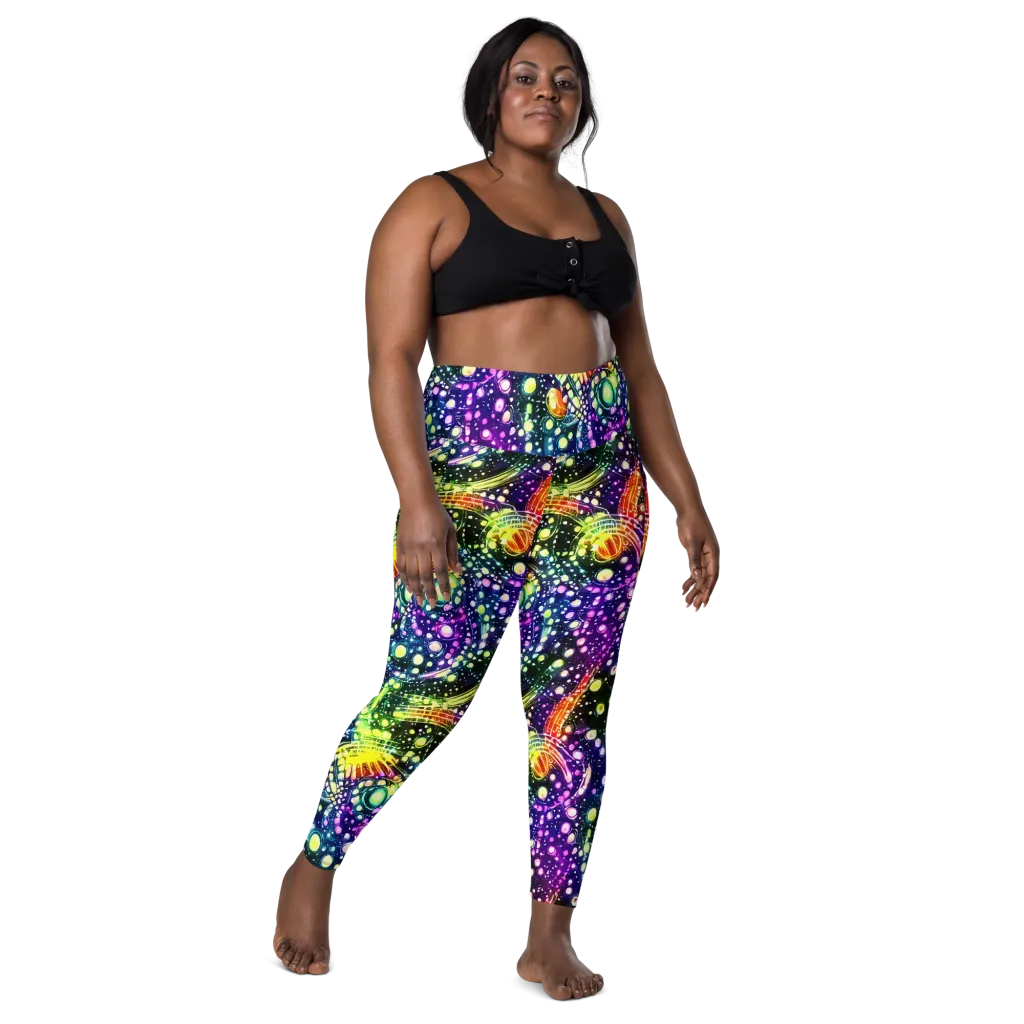 Infinite Prism on Leggings with Pockets — Front