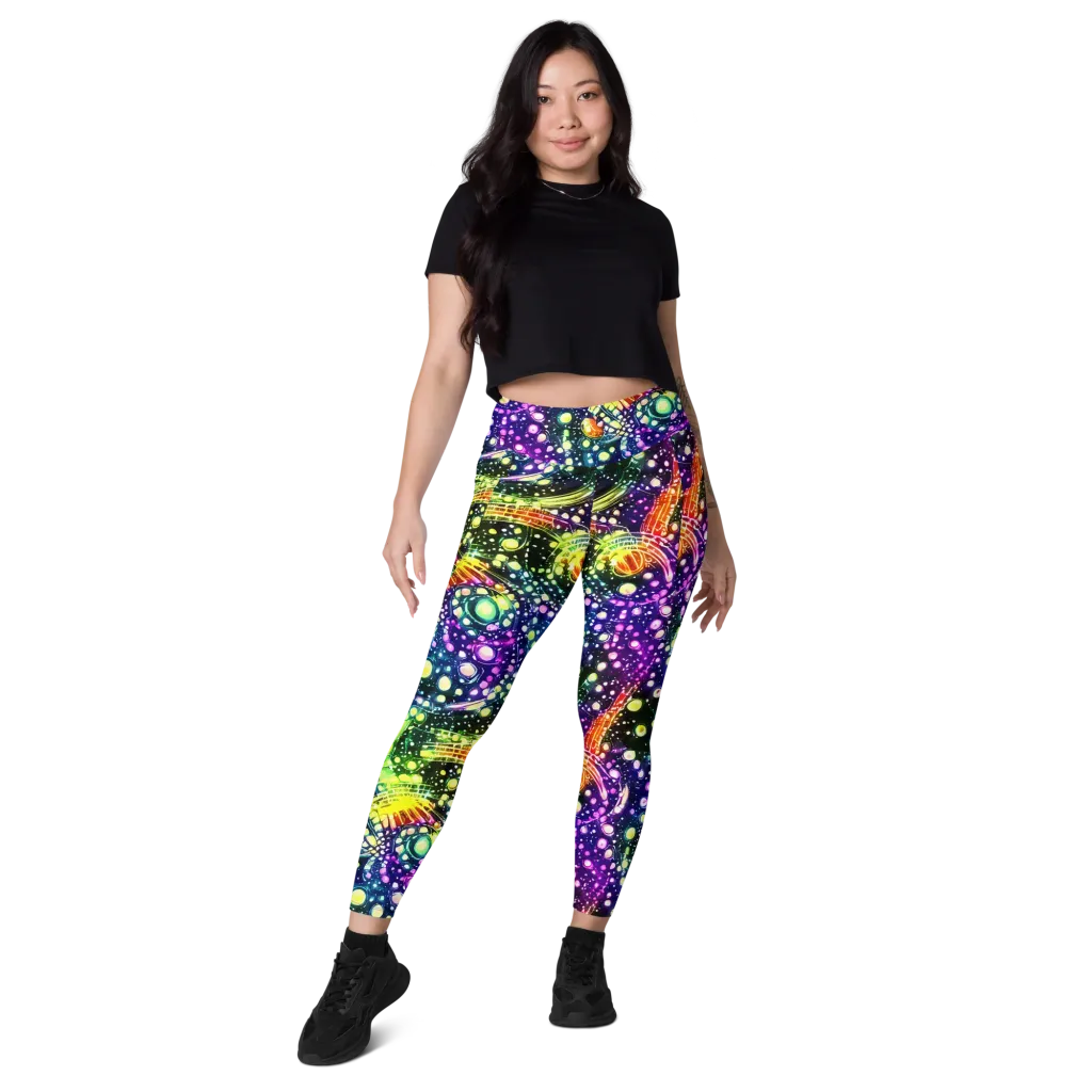 Infinite Prism on Leggings with Pockets — Front