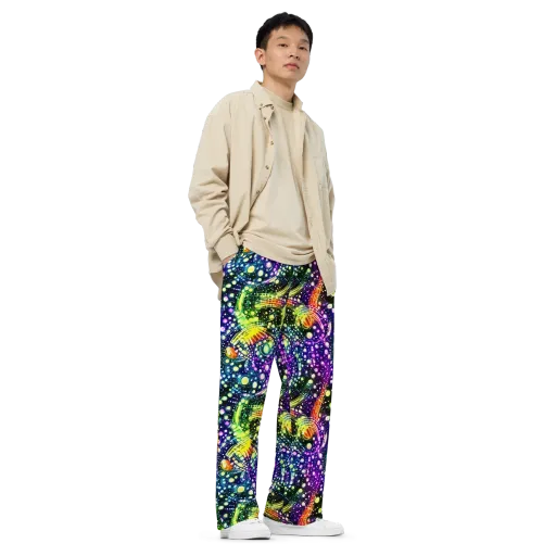 Infinite Prism on a Wide-Leg Pants