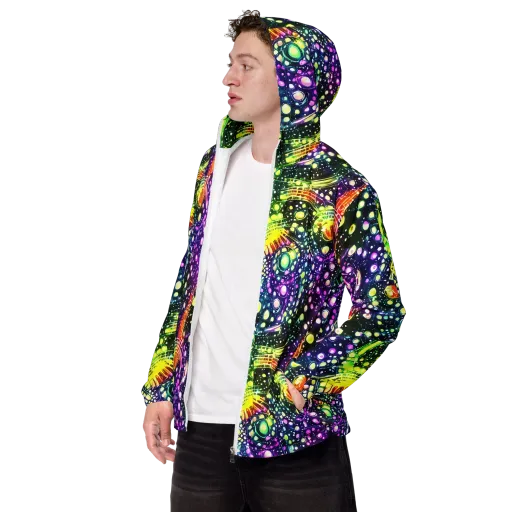Infinite Prism on a Men's Windbreaker