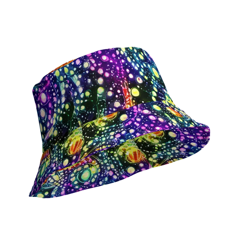 Infinite Prism on Reversible Bucket Hat — Product details Outside