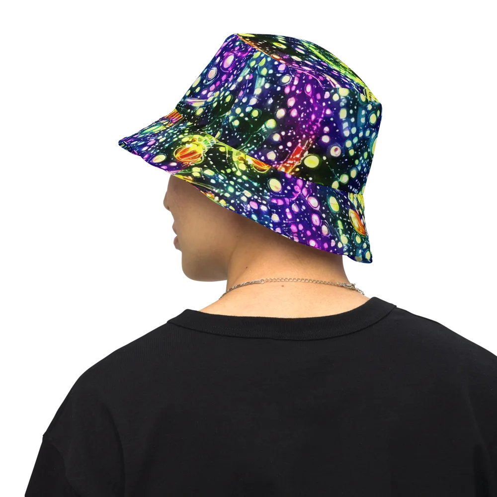 Infinite Prism on Reversible Bucket Hat — Back Inside