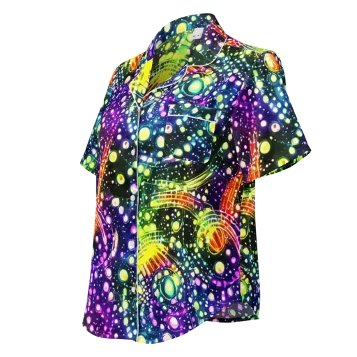 Infinite Prism on a Women's Short Sleeve Pajama Top