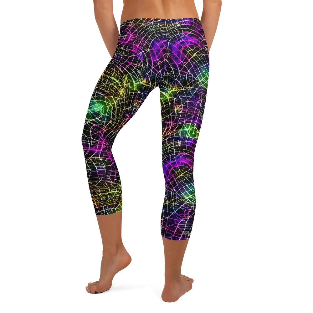 Cybercell on Capri Leggings — Back