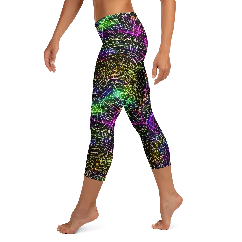 Cybercell on Capri Leggings — Left