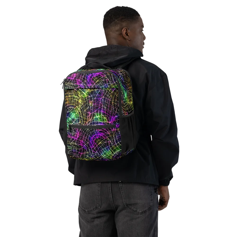 Cybercell on Utility Backpack — Back