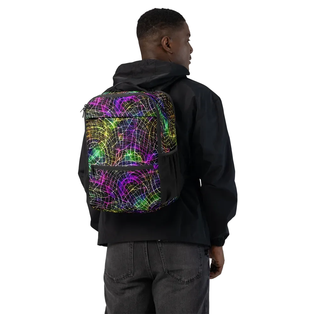 Cybercell on Utility Backpack — Back