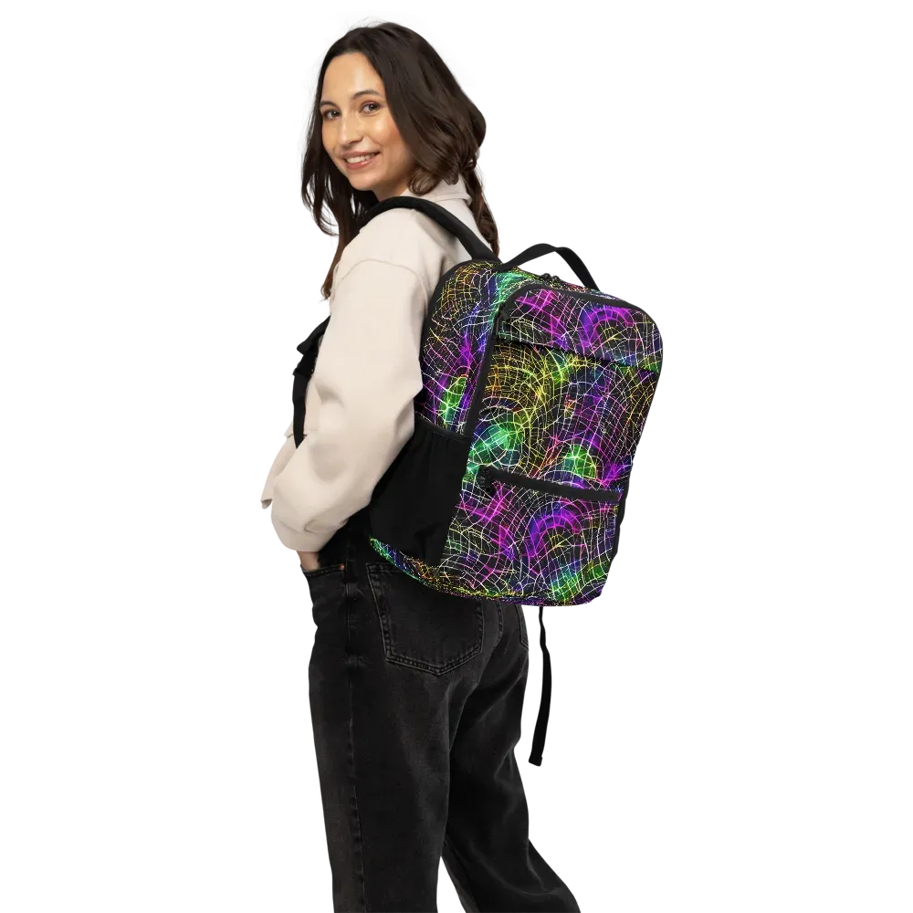 Cybercell on Utility Backpack — Back