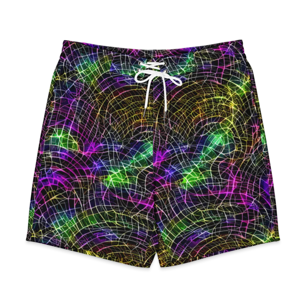 Cybercell on Men's Board Shorts — Front