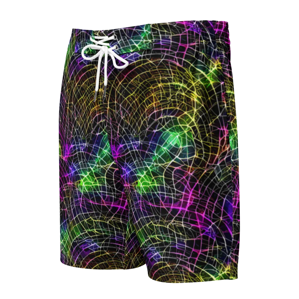 Cybercell on Men's Board Shorts — Front