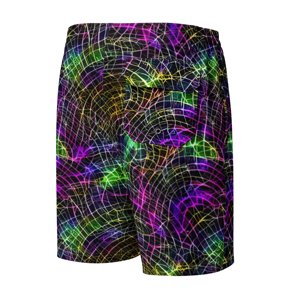Cybercell on Men's Board Shorts — Back