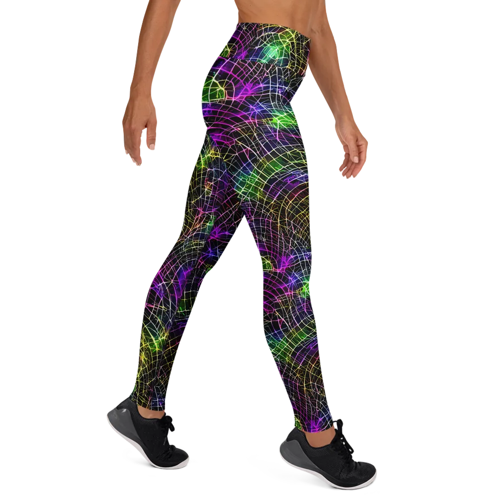 Cybercell on Yoga Leggings — Right