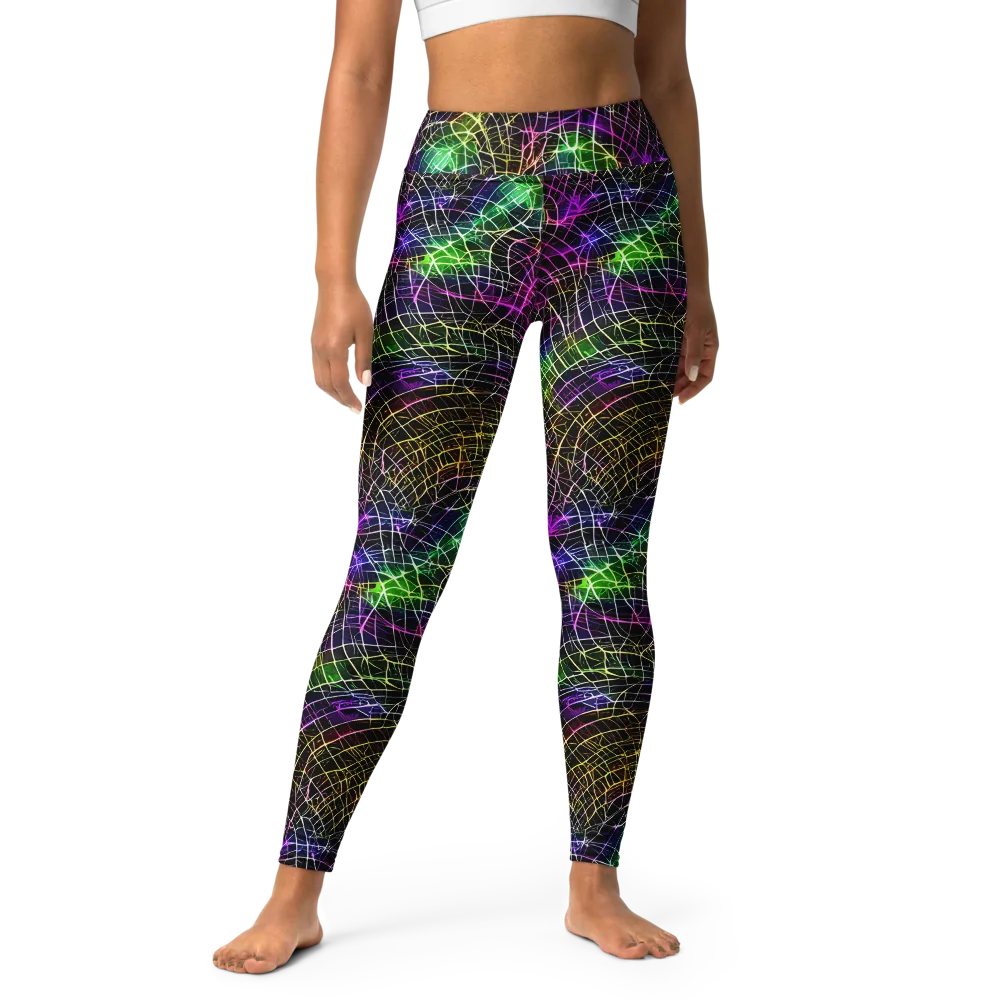 Cybercell on Yoga Leggings — Front