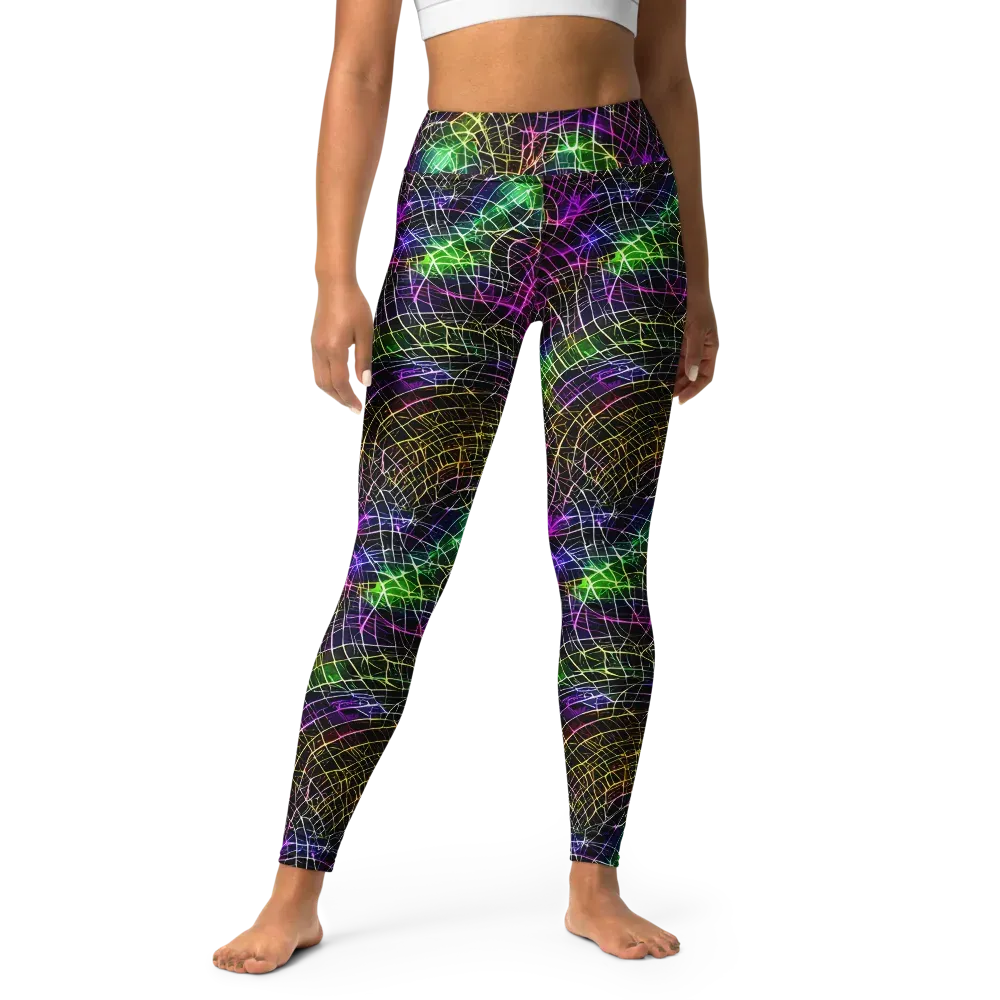 Cybercell on Yoga Leggings — Front