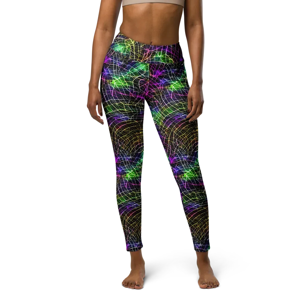 Cybercell on Yoga Leggings — Front