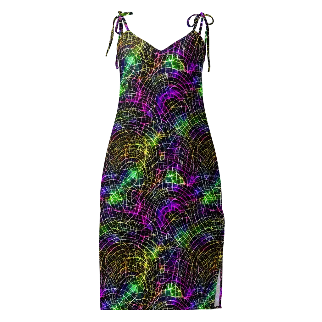 Cybercell on Slip Dress — Front