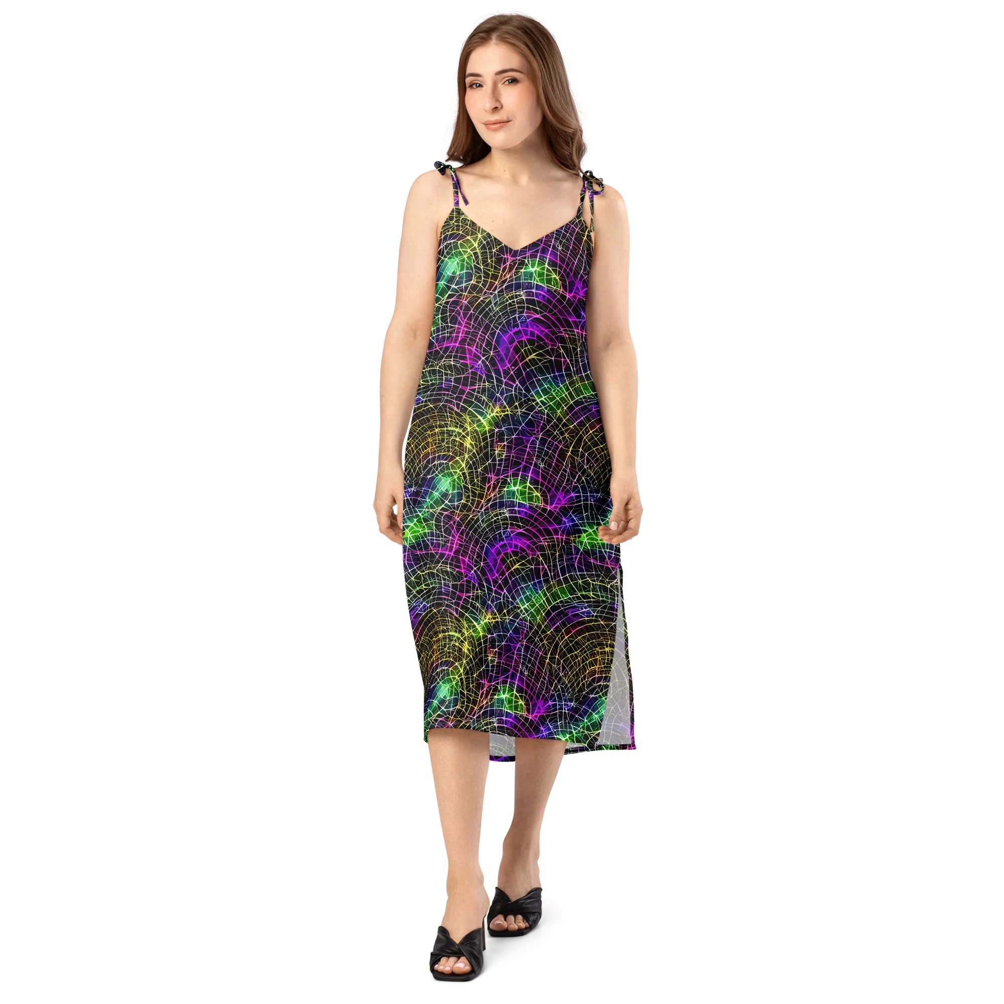 Cybercell on Slip Dress — Front