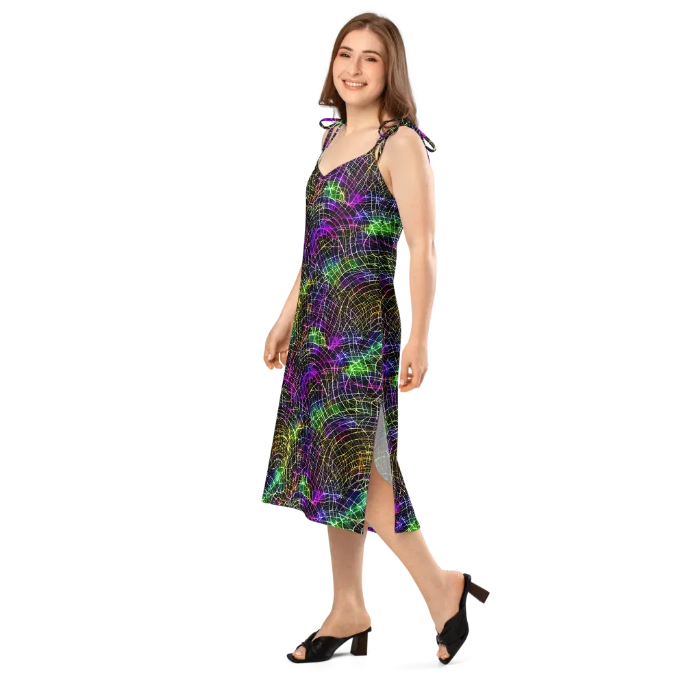 Cybercell on Slip Dress — Left Front