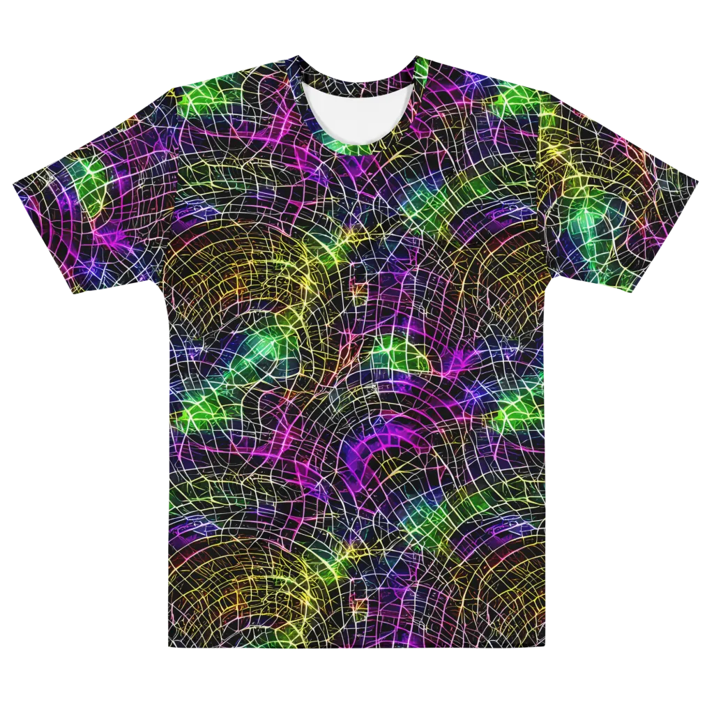 Cybercell on Men's Cotton Crew Neck T-Shirt — Front