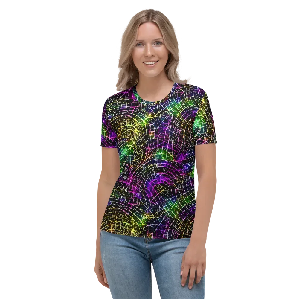 Cybercell on Women's Crew Neck T-Shirt — Front
