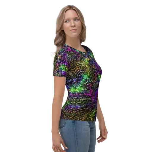 Cybercell on a Women's Crew Neck T-Shirt
