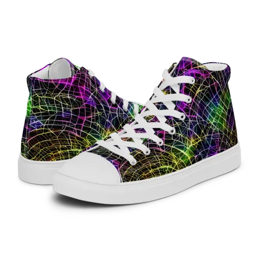 Cybercell on a Women's High Top Canvas Shoes