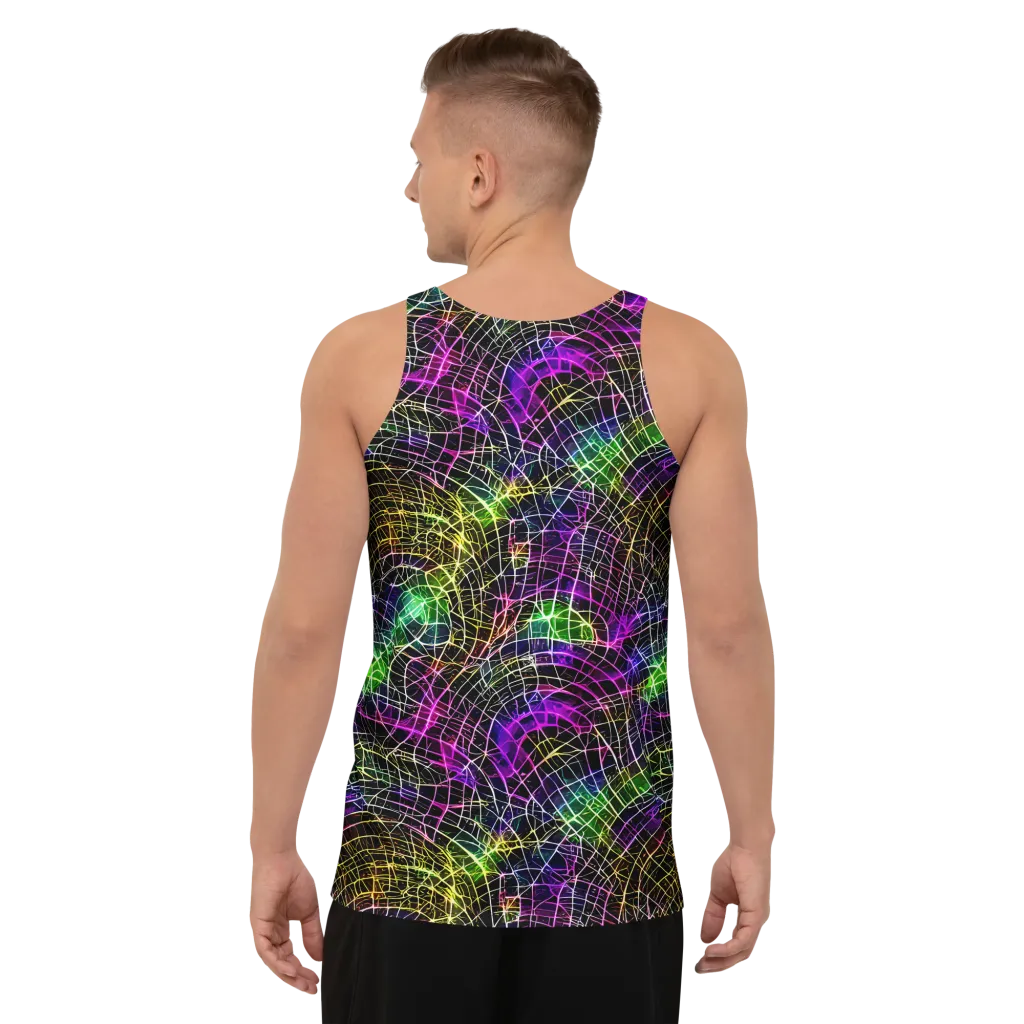 Cybercell on Men's Tank Top — Back
