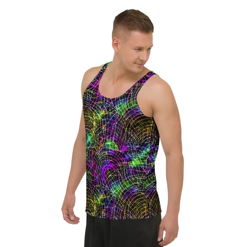 Cybercell on Men's Tank Top — Left Front