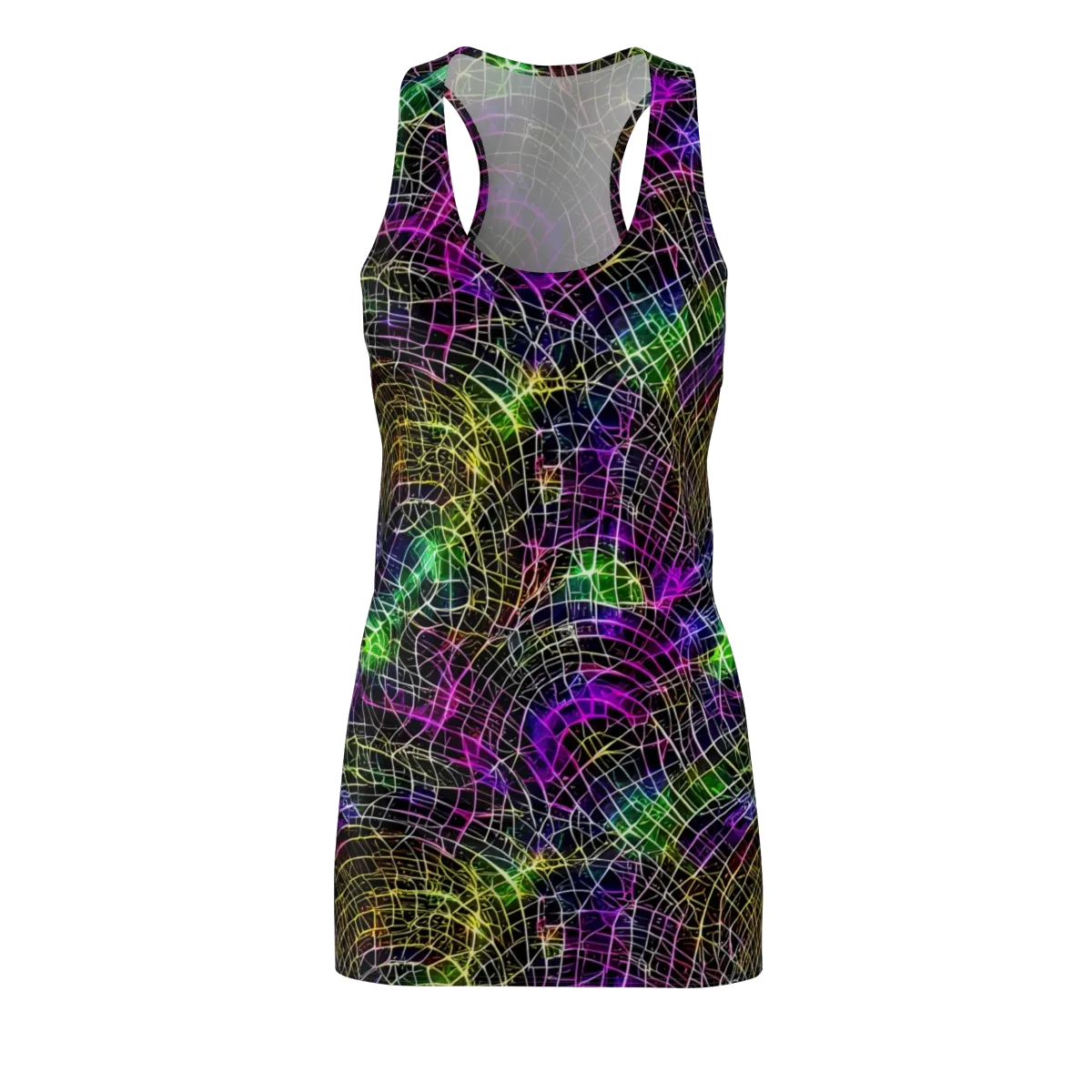 Cybercell on Racerback Dress — Front