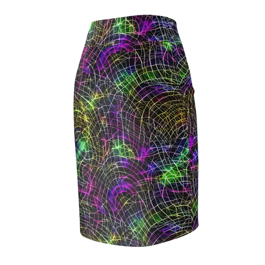 Cybercell on Pencil Skirt — Back Side