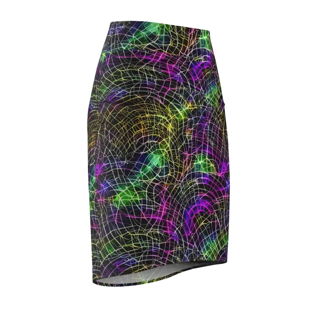 Cybercell on Pencil Skirt — Front Side
