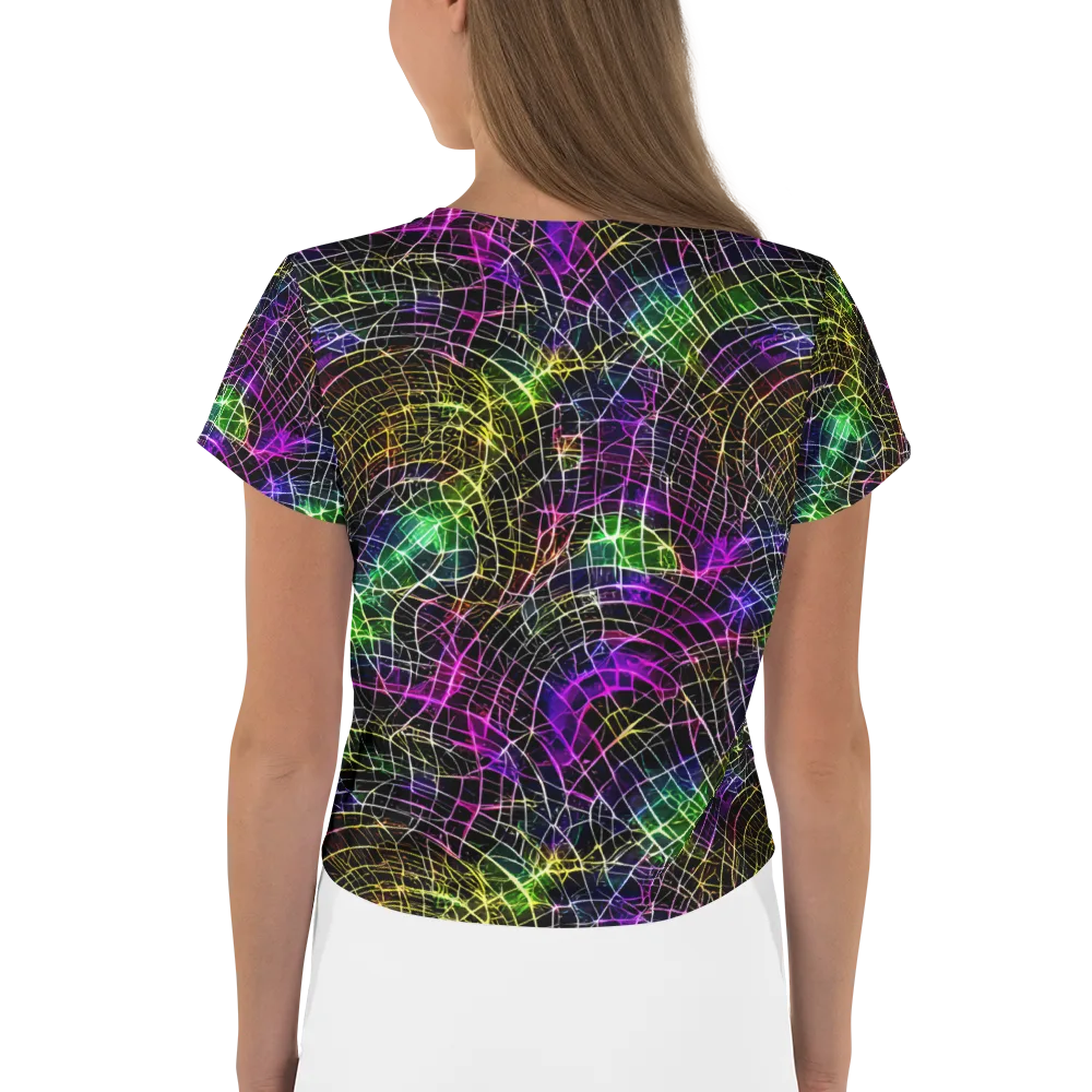 Cybercell on Crop Tee — Back