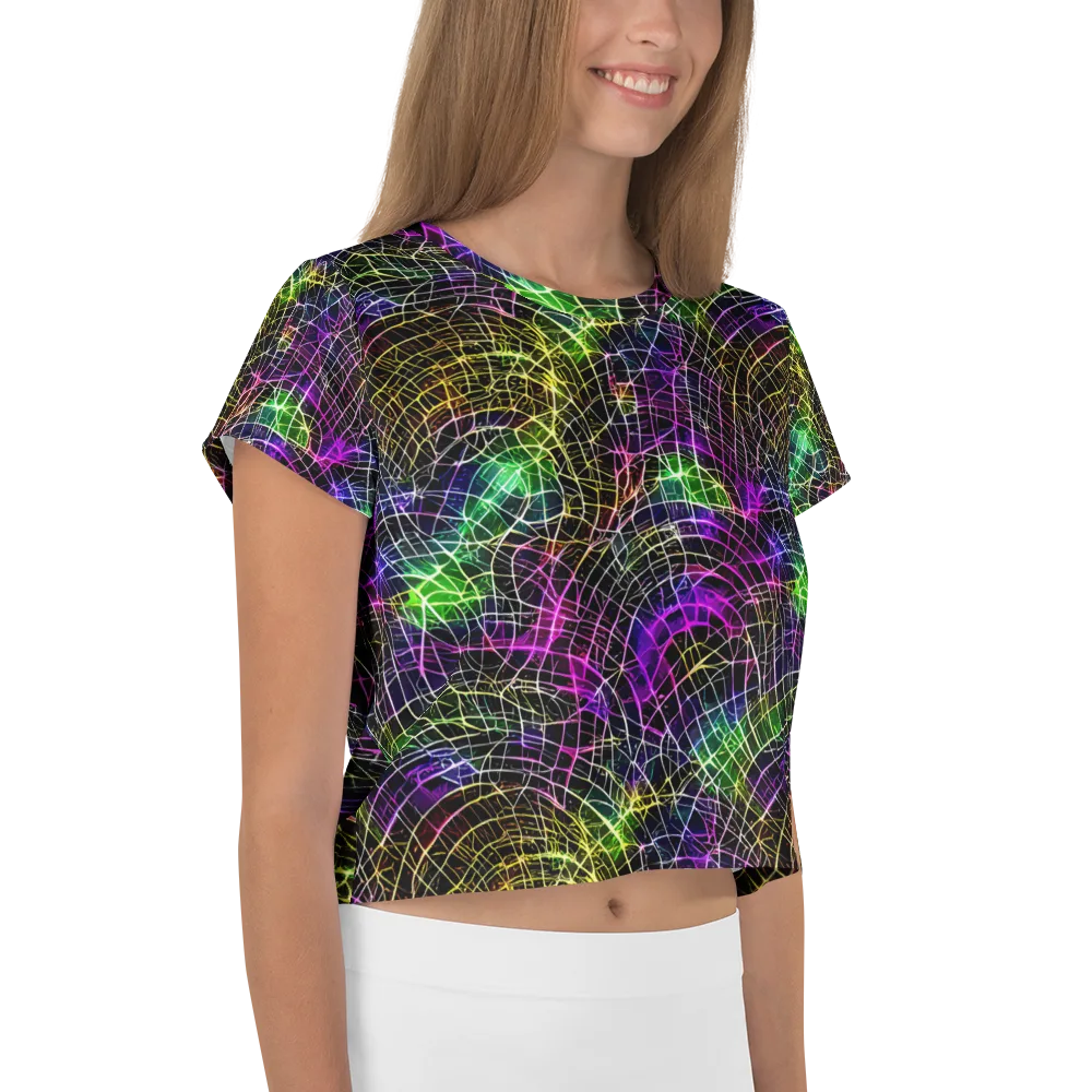 Cybercell on Crop Tee — Right