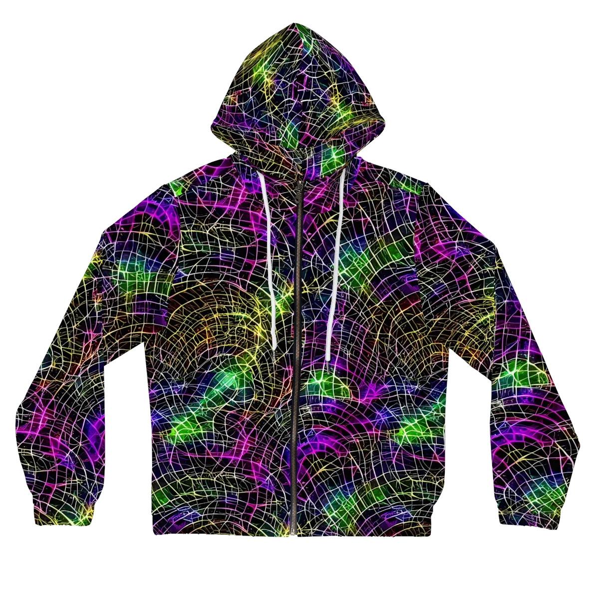 Cybercell on Women's Full-Zip Hoodie — Front