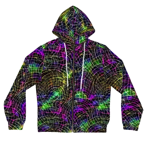 Cybercell on a Women's Full-Zip Hoodie