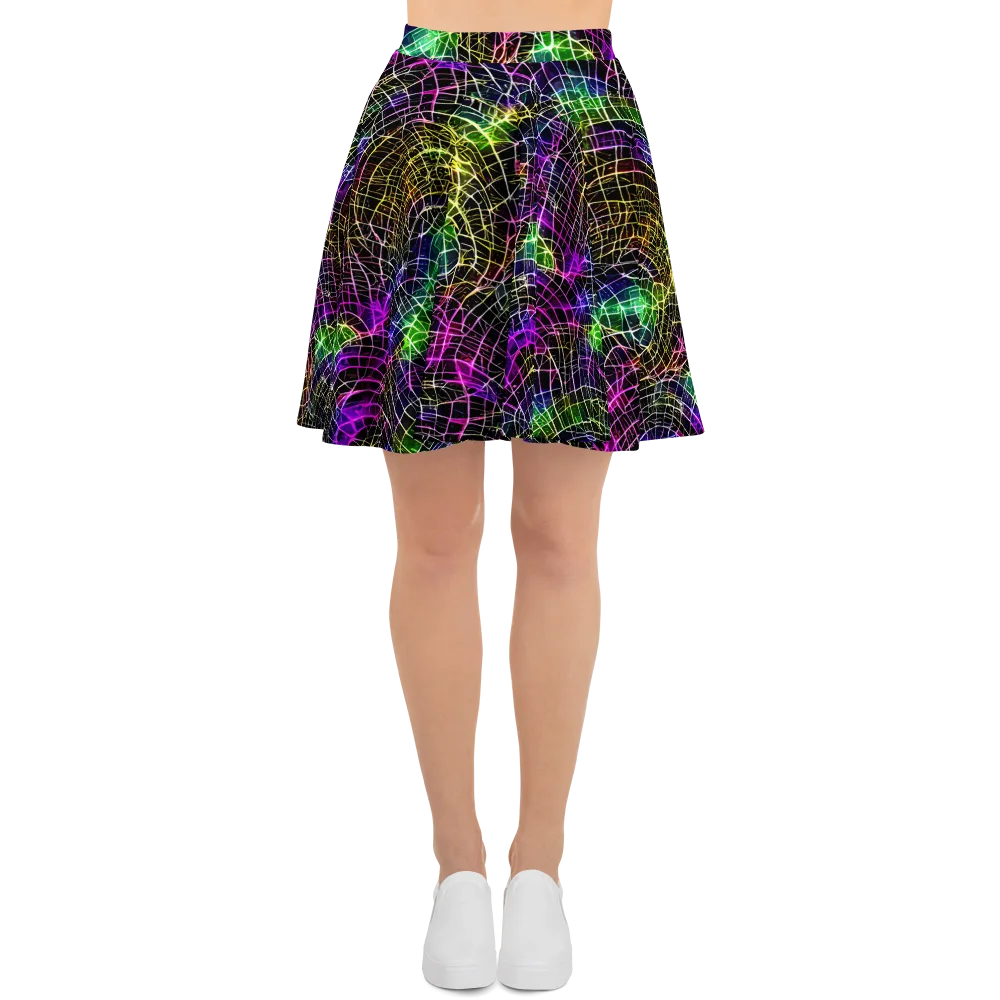 Cybercell on Skater Skirt — Front