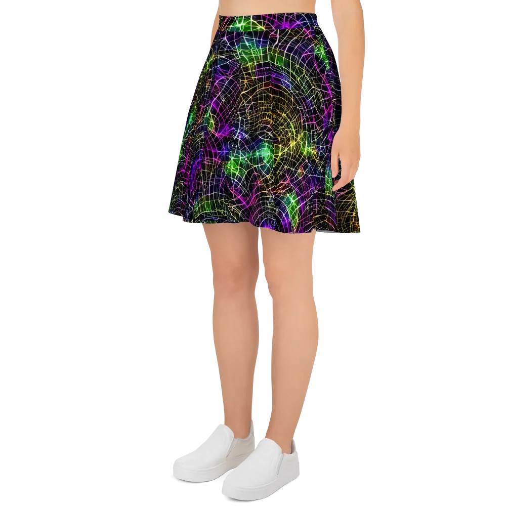 Cybercell on Skater Skirt — Left