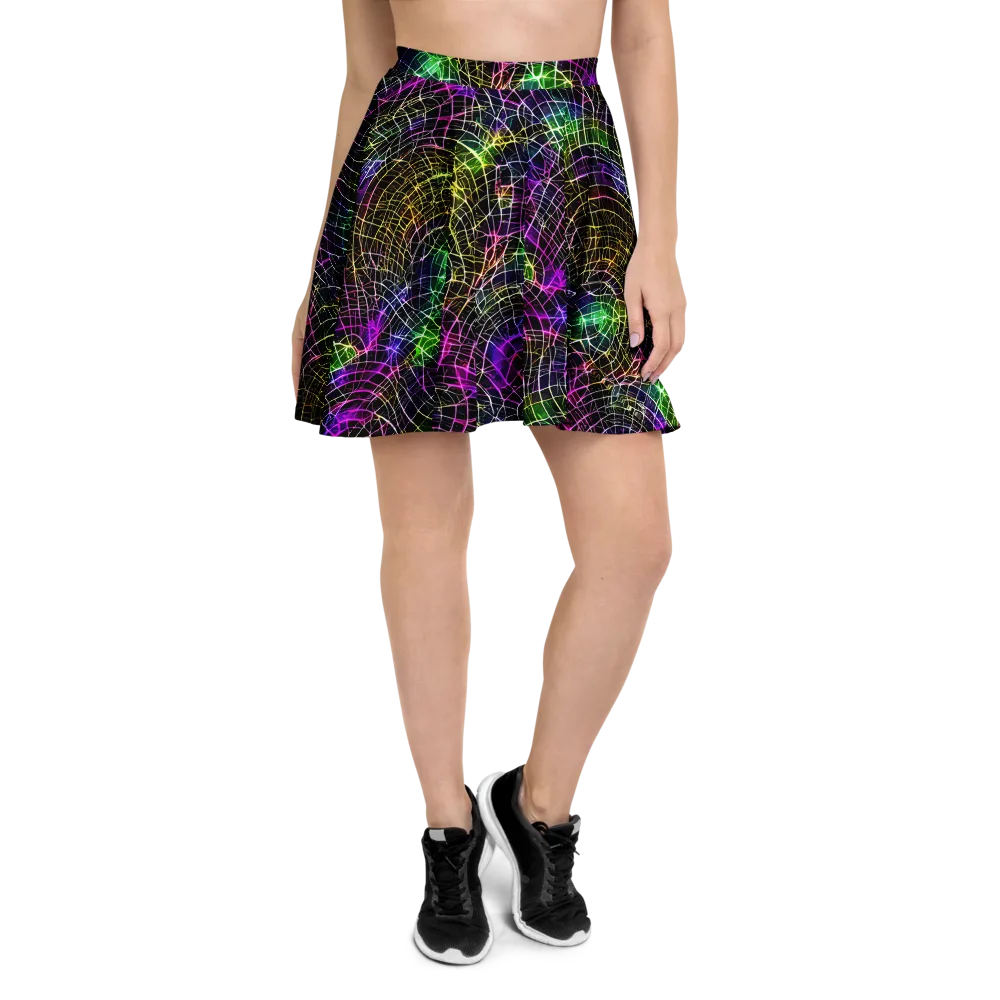 Cybercell on Skater Skirt — Front