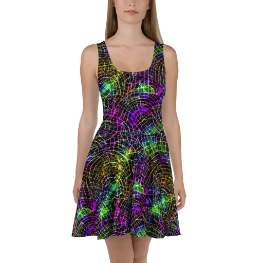 Cybercell on a Skater Dress